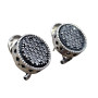 Pendientes Plata Aro Labrado con Colgante - monterojoyeros