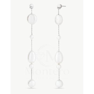 Pendientes Plata Perla Majorica