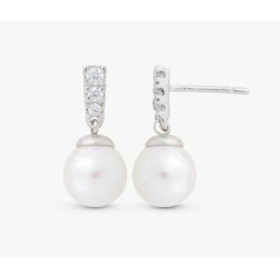 Majorica Pearl Earrings | 925 Sterling Silver