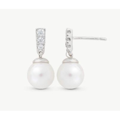 Majorica Pearl Earrings | 925 Sterling Silver