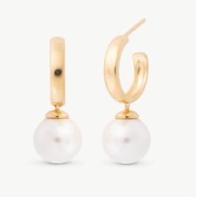 Pendientes Aro Perla Majorica