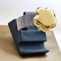 GOLD AND STEEL RING