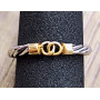 GOLD AND STEEL RING