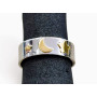 GOLD AND STEEL RING