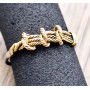 GOLD AND STEEL RING