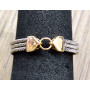 GOLD AND STEEL RING