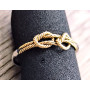 GOLD AND STEEL RING