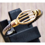 GOLD AND STEEL RING