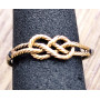 GOLD AND STEEL RING