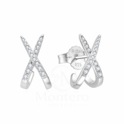Pendientes Plata Circonitas