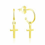 Pendientes Plata Chapada Baño de Oro - Montero Joyeros