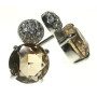 Pendientes Plata Piedra Color