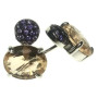 Pendientes Plata Piedra Color