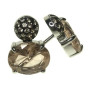 Pendientes Plata Piedras Color - Montero Joyeros