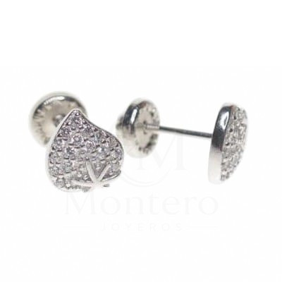 Pendientes Plata Fresa