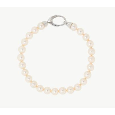 Pulsera plata Perlas Majorica