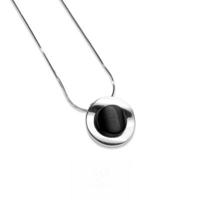Colgante Plata y Azabache