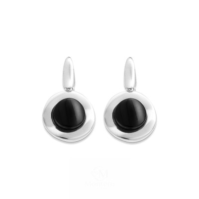 Azabache Jet Silver Earrings