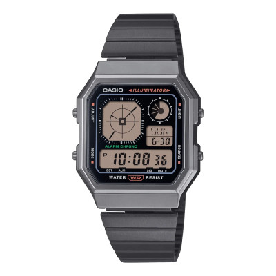 Casio Vintage A130WEGG-1AEF – Gunmetal Grey Retro-Futuristic Watch