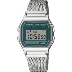 Reloj Casio Vintage A158WEM-3EF - Esfera Verde y Correa de Malla.