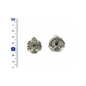 COLGANTE PLATA LLAMADOR DE ANGELES LABRADO 24MM.