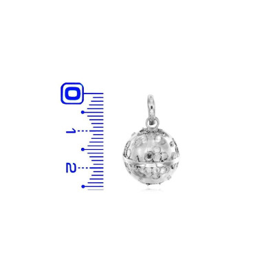 SILVER ANGEL CALLER PENDANT