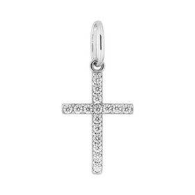 Colgante Plata Cruz Circonitas