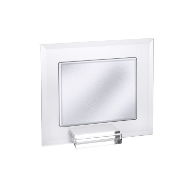 Crystal and silver Plaque