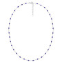 Collar Resina Azul y Plata - Montero Joyeros