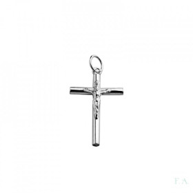 Cruz Plata con Cristo