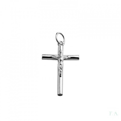 Cruz Plata con Cristo