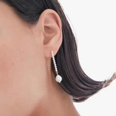 Pendientes Plata Victoria Cruz