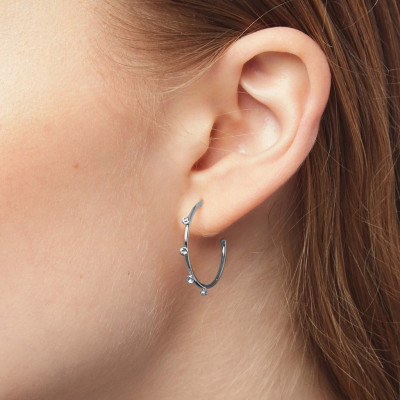 Pendientes Plata Victoria Cruz