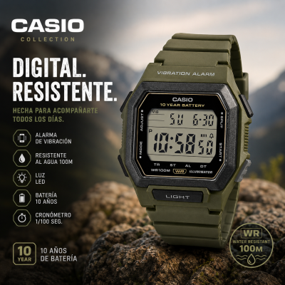 Reloj Casio Collection W-738H-3AVEF
