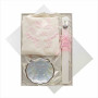 Estuche Concha Bautismo + Vela Decorada Color - Montero Regalos