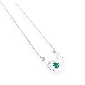 Colgante Plata Colección Fonsagrada Concha Esmalte