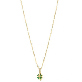 Colgante Plata Chapada  Trebol