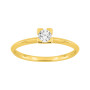 Solitario 18 ktes. brillante natural 0,20 ct.