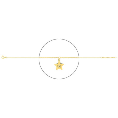 Gold 18kts. Anklet - Montero Jewelers