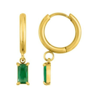 Pendientes Acero Dorado