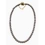 Collar Perla  Majorica Gris 6mm.