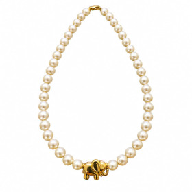Collar Perla  Majorica Elefante