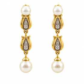 Majorica Pearl Earrings | 925 Sterling Silver