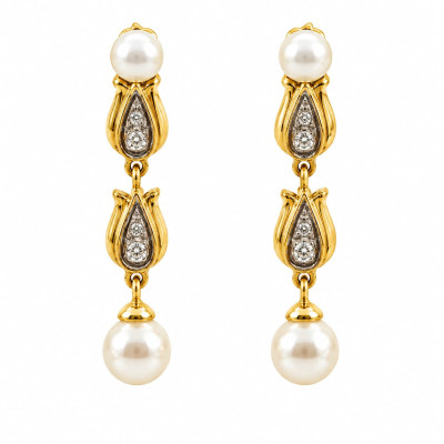 Majorica Pearl Earrings | 925 Sterling Silver