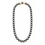 Collar Perla  Majorica Gris 8mm.