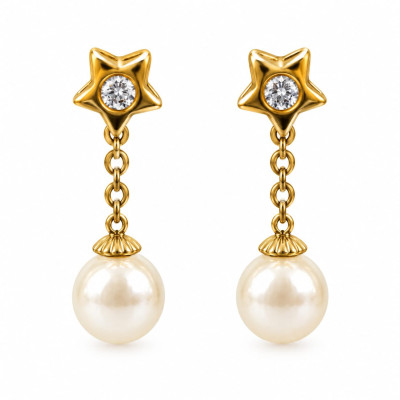 Pendientes Perla Majorica Estrella