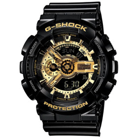 Casio G-SHOCK GA-110GB-1AER – Reloj Hombre Negro y Dorado Analógico-Digital