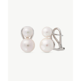 Pendientes Doble Perla 7-9mm Jour