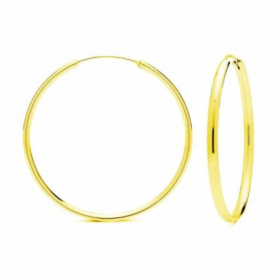 Pendientes Plata Chapada Aro