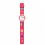 Reloj Infantil Mariposas Rosa con Correa de Silicona
